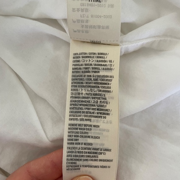 Vintage Abercrombie White Eyelet Strapless Dress Size L Juniors Size XS-S Women - Picture 9 of 11